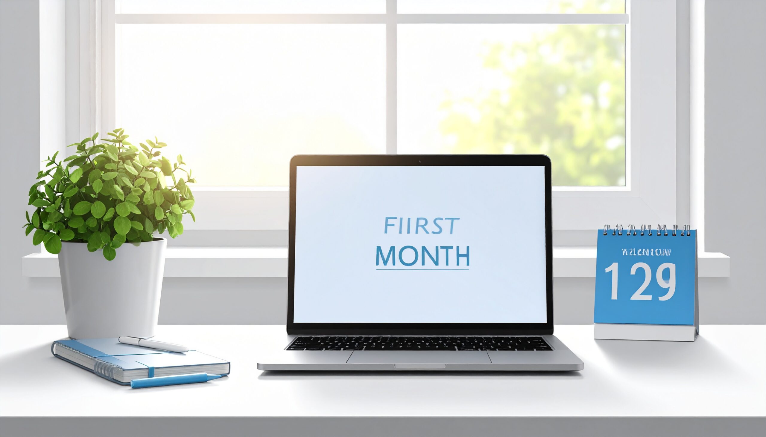 デスク上のチェックリストとペンの写真